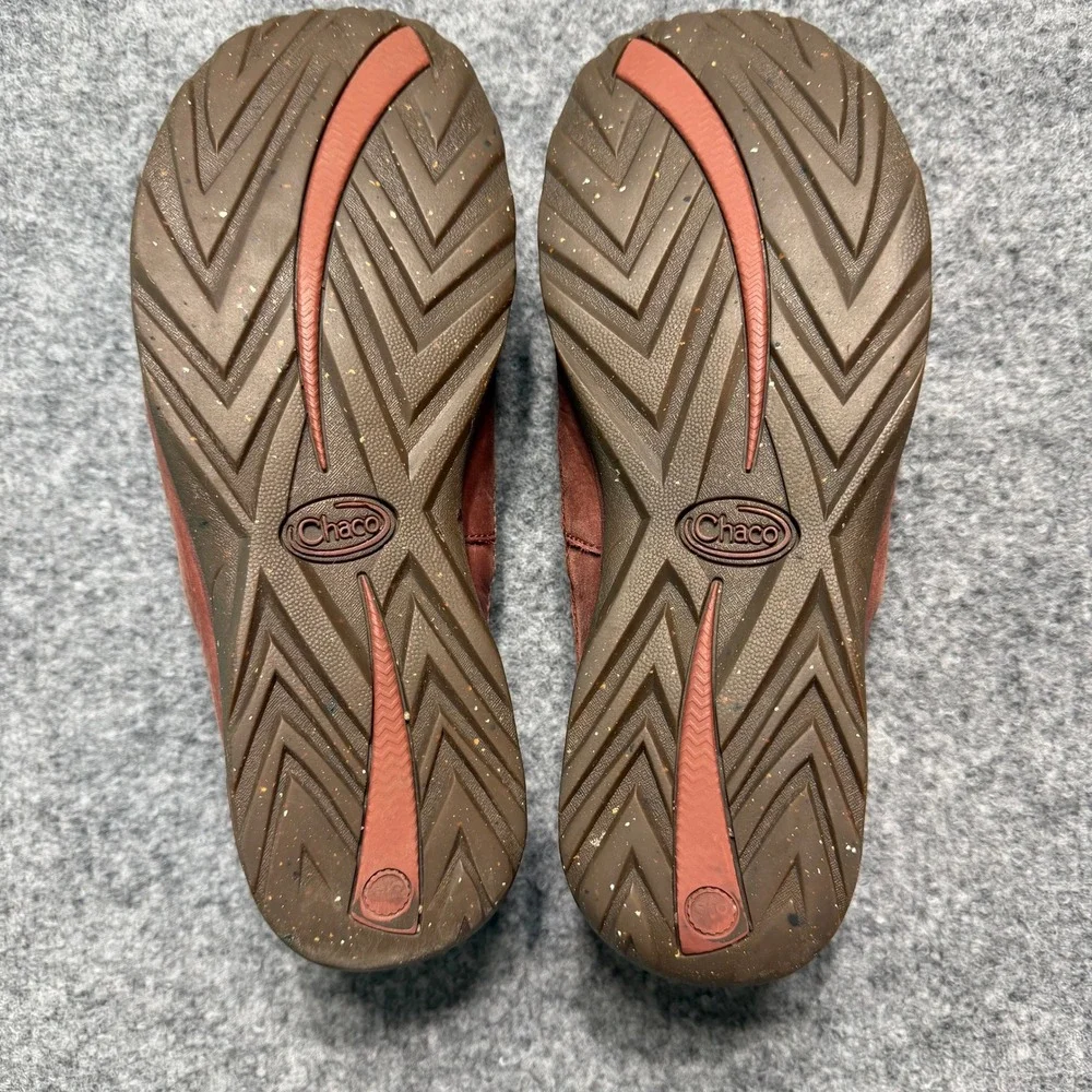 CHACO BAKER CHOCOLATE Wool Leather Slip On Loafers Shoes Womens 8.5